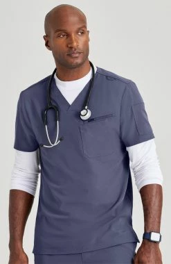 Barco Uniforms Barco Unify Men's V-Neck Scrub Top