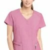 Grey's Anatomy Women's London Solid Scrub Top