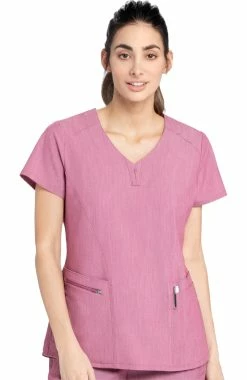 Grey's Anatomy Women's London Solid Scrub Top
