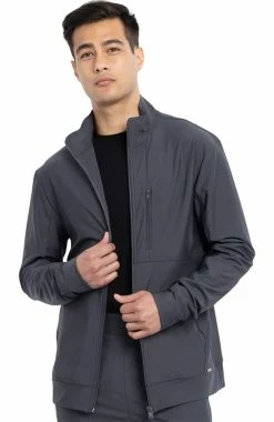 Scrubs for Women Sales Store 30 Cherokee Men's Zip Front Solid Scrub Jacket