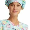 Cherokee Women's Bouffant Go With The Float Print Scrub Hat