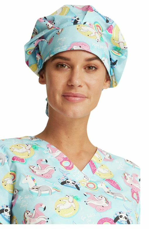 Cherokee Women's Bouffant Go With The Float Print Scrub Hat 8 Cherokee Women's Bouffant Go With The Float Print Scrub Hat -Scrubs for Women Sales Store 1 ck ck514 printgwl 650