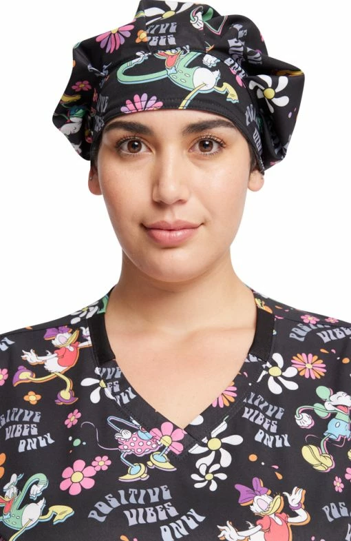 Cherokee Women's Positive Vibes Print Bouffant Scrub Hat 7 Cherokee Women's Positive Vibes Print Bouffant Scrub Hat -Scrubs for Women Sales Store 1 ck tf514 printmkp 650