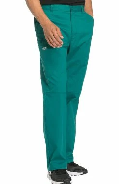 Cherokee Workwear Clearance Men's Zip Fly Tapered Scrub Pant