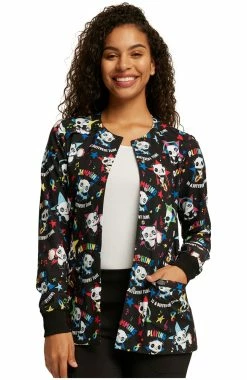 Dickies Women's Different Tune Print Scrub Jacket