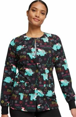 Dickies Women's Merry RexMas Print Jacket