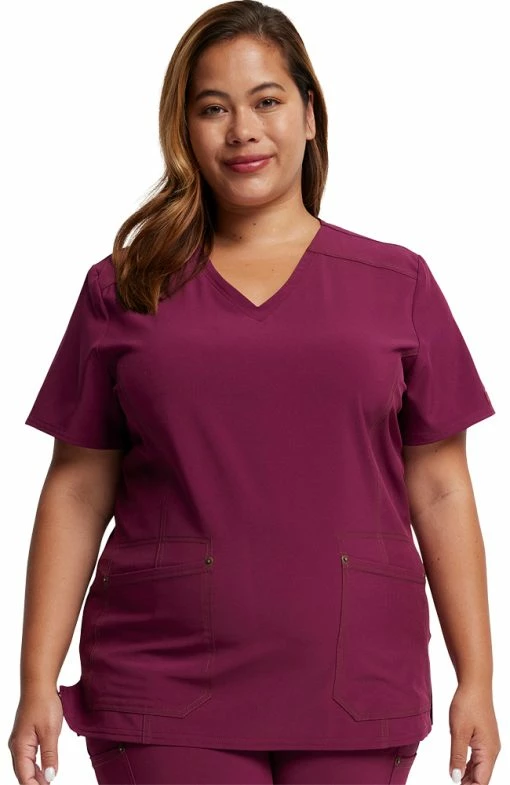 Dickies Women's V-Neck Top 6 Dickies Women's V-Neck Top -Scrubs for Women Sales Store 1 di dk747 650