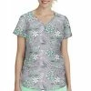 Healing Hands Women's Isabel Simply Sweet Print Scrub Top