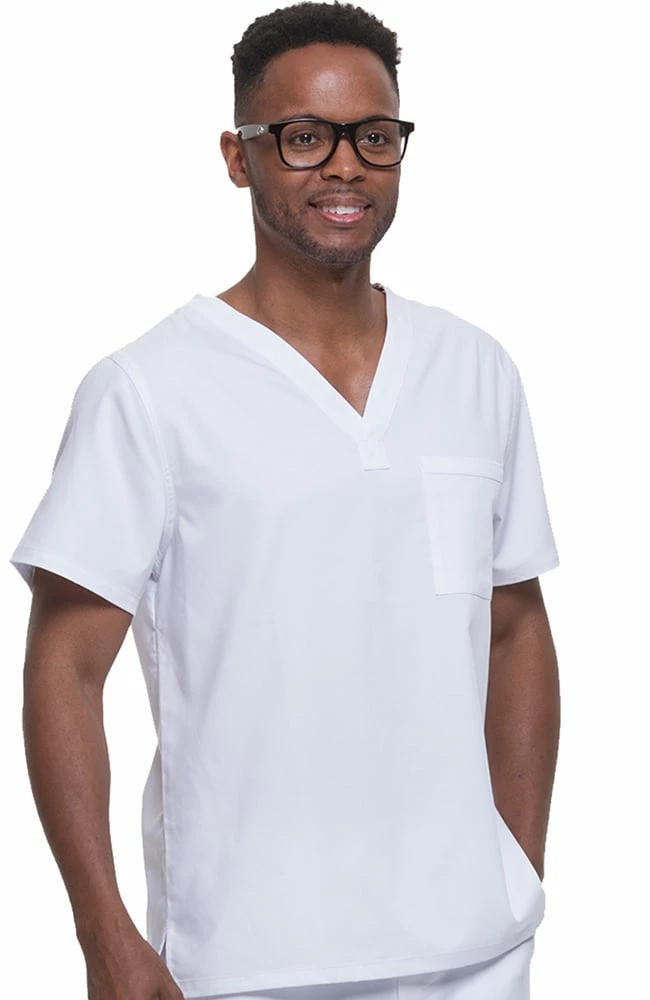Healing Hands Clearance Men's James V-Neck Solid Scrub Top 1 Healing Hands Clearance Men's James V-Neck Solid Scrub Top