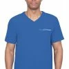 Healing Hands Clearance Men's Steven V-Neck Solid Scrub Top