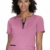 Koi Women's Performance Zipper Neck Scrub Top
