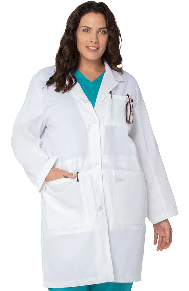 Landau Women's 37" Lab Coat With Tablet Pocket 1 Landau Women's 37" Lab Coat With Tablet Pocket
