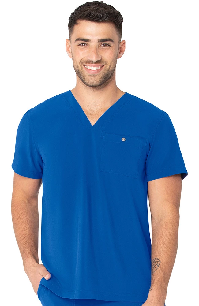 Urbane Men's Tuckable Solid Scrub Top 1 Urbane Men's Tuckable Solid Scrub Top