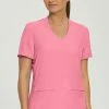 Landau Women's 3 Pocket V-Neck Scrub Top