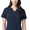 Medelita Women's Sola Solid Scrub Top