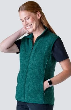 Medelita Women's Strata Sweater Fleece Vest