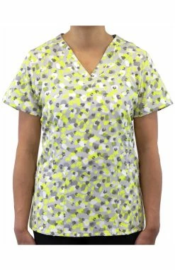 Maevn Uniforms Women's Twinkle Twinkle Print Scrub Top