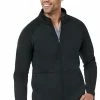 Maevn Uniforms Men's Raglan Sleeve Fleece Solid Scrub Jacket