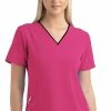 Maevn Uniforms Women's Shaped Solid Scrub Top