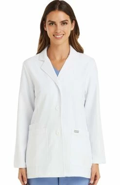 Maevn Uniforms Women's Notch Collar Consultation Lab Coat