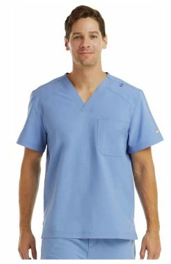 Scrubs for Women Sales Store 39 Maevn Uniforms Men's Chest Pocket V-Neck Scrub Top