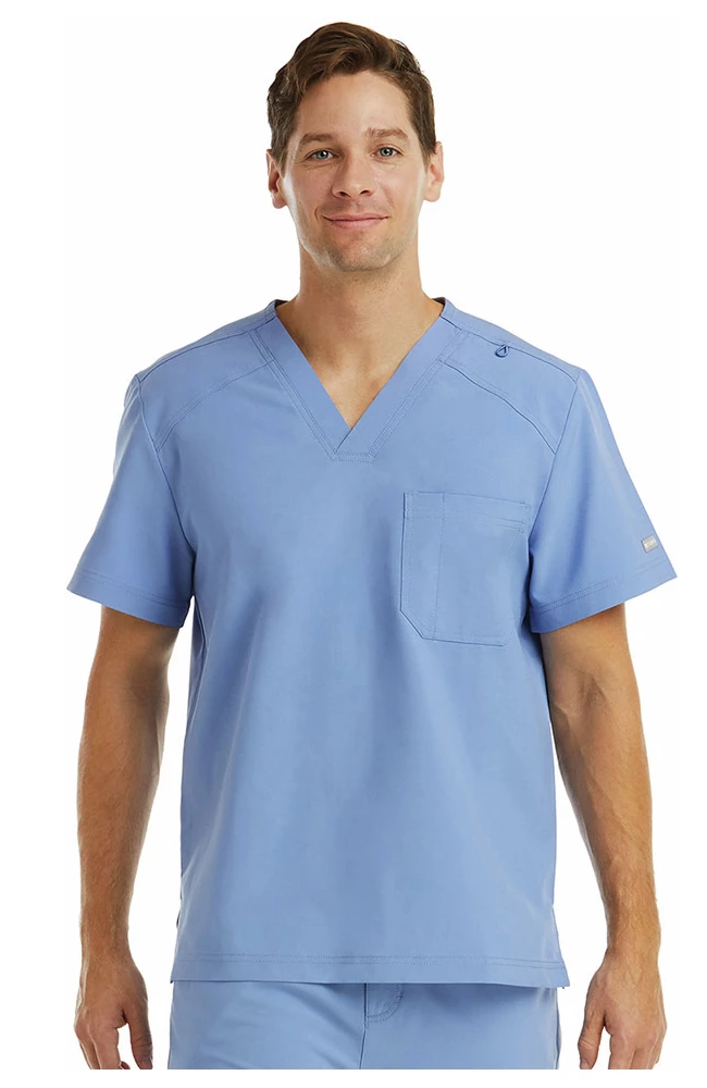 Maevn Uniforms Men's Chest Pocket V-Neck Scrub Top 1 Maevn Uniforms Men's Chest Pocket V-Neck Scrub Top