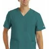 Maevn Uniforms Men's 3 Pocket V-Neck Scrub Top