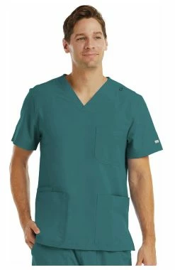Maevn Uniforms Men's 3 Pocket V-Neck Scrub Top