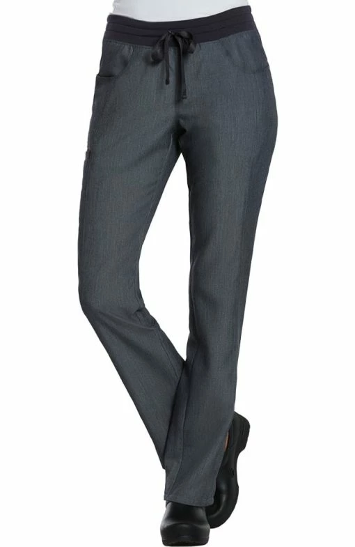 Maevn Uniforms Women's Contrast Drawstring Waistband Yoga Scrub Pant 4 Maevn Uniforms Women's Contrast Drawstring Waistband Yoga Scrub Pant -Scrubs for Women Sales Store 1 mv 6901 650