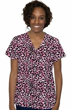 Med Couture Women's Vicky Animal Print Top