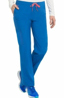 Med Couture Women's Drawstring Cargo Pocket Scrub Pant