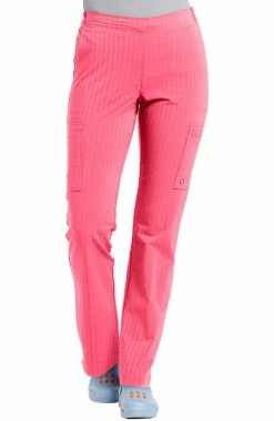 White Cross Women's Seersucker Cargo Scrub Pant
