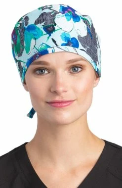 White Cross Women's Dreams Of Glory Print Scrub Hat