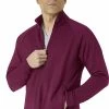 WonderWink Men's Fleece Solid Scrub Jacket