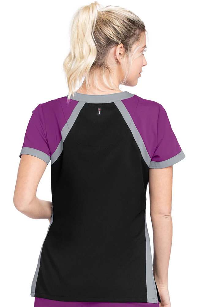 Grey's Anatomy Women's Scuba Solid Scrub Top 2 Grey's Anatomy Women's Scuba Solid Scrub Top - Image 2