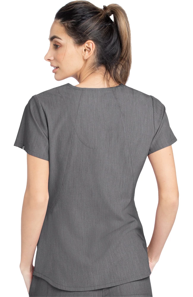 Grey's Anatomy Women's London Solid Scrub Top 2 Grey's Anatomy Women's London Solid Scrub Top - Image 2