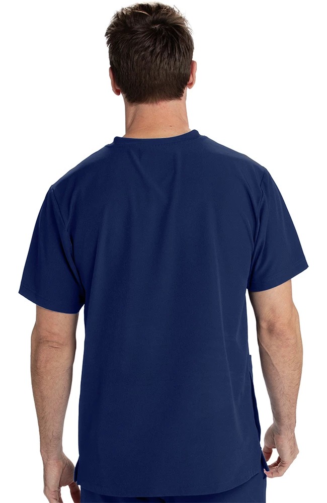 Skechers Men's Vitality Solid Scrub Top 2 Skechers Men's Vitality Solid Scrub Top - Image 2