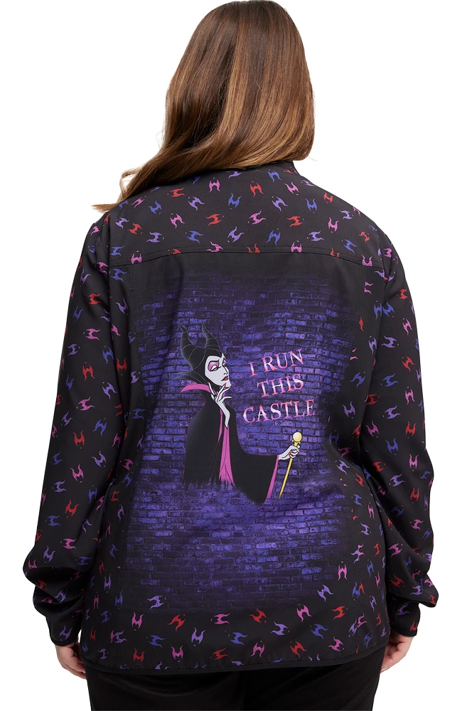 Heartsoul Women's Packable I Run This Castle Print Jacket 2 Heartsoul Women's Packable I Run This Castle Print Jacket - Image 2