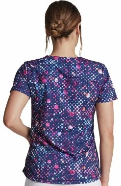 Dickies Women's Dot's Get Going Print Scrub Top 4 Dickies Women's Dot's Get Going Print Scrub Top -Scrubs for Women Sales Store 2 di dk731 print 650 1