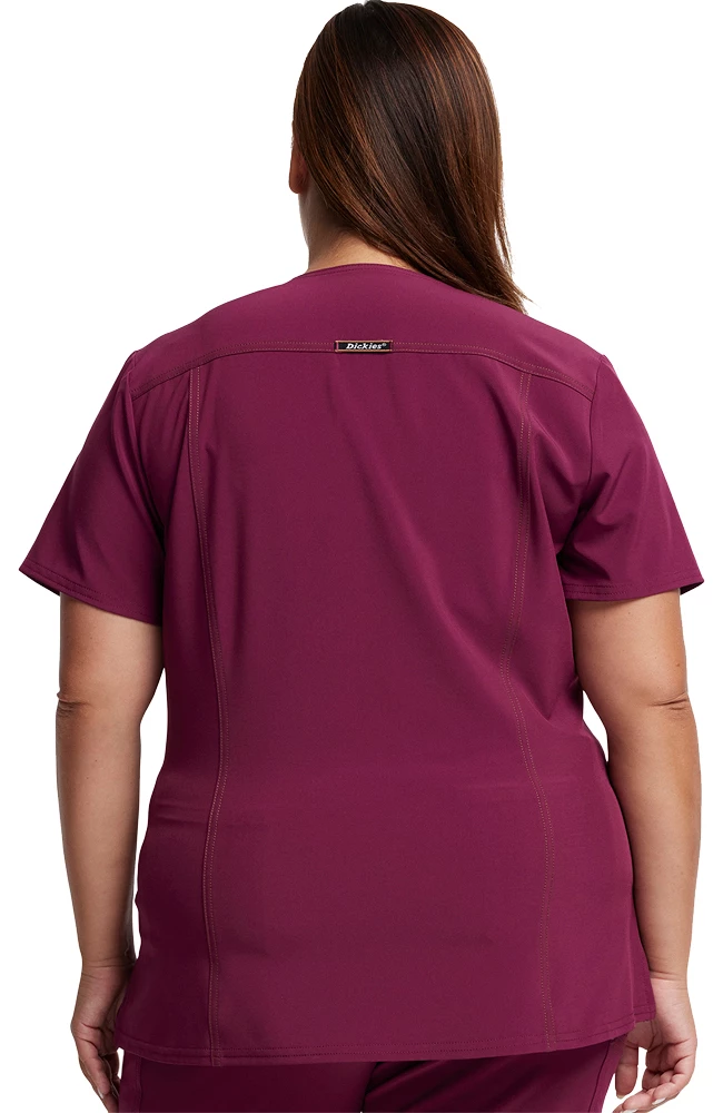 Dickies Women's V-Neck Top 2 Dickies Women's V-Neck Top - Image 2