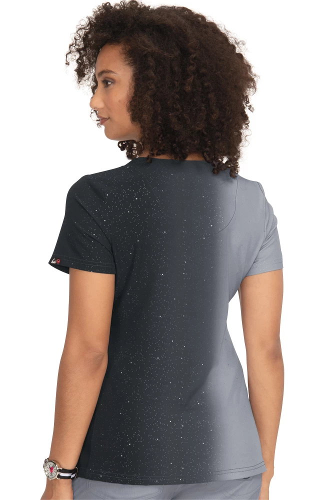 Koi Women's Balance Ombre Solid Scrub Top 2 Koi Women's Balance Ombre Solid Scrub Top - Image 2