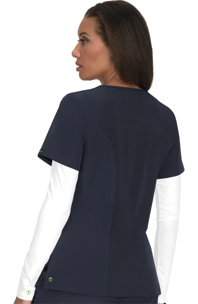 Koi Women's Eco Solid Scrub Top & Nova Tapered Scrub Pant Set 2 Koi Women's Eco Solid Scrub Top & Nova Tapered Scrub Pant Set - Image 2
