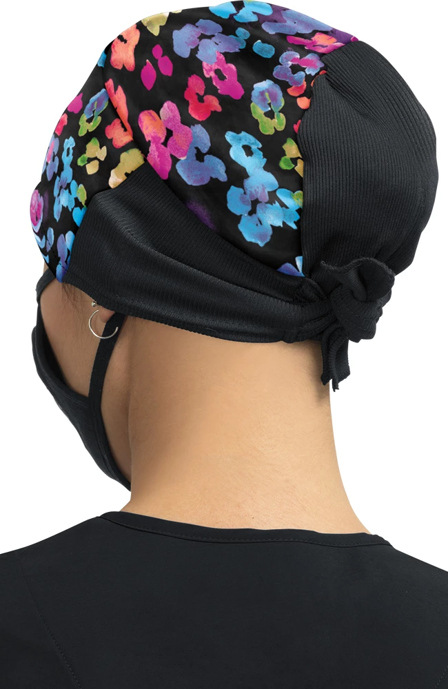 Koi Women's Multi Cheetah Surgical Print Hat 2 Koi Women's Multi Cheetah Surgical Print Hat - Image 2