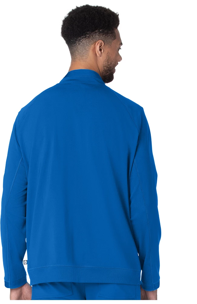 Urbane Men's Warm Up Solid Scrub Jacket 2 Urbane Men's Warm Up Solid Scrub Jacket - Image 2