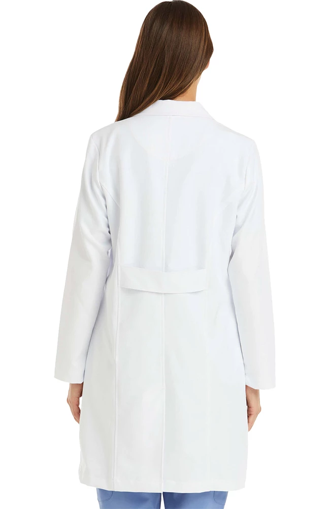 Maevn Uniforms Women's 36" Notch Collar Lab Coat 2 Maevn Uniforms Women's 36" Notch Collar Lab Coat - Image 2