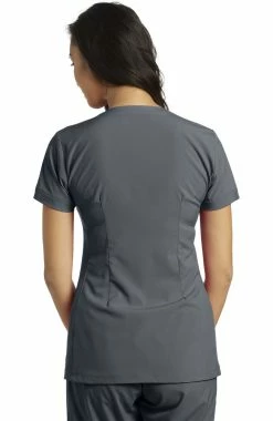 White Cross Women's V-Neck Kangaroo Pocket Solid Scrub Top -Scrubs for Women Sales Store 2 wc 725 650