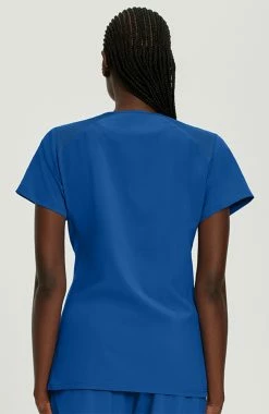 White Cross Women's Mock Wrap Solid Scrub Top -Scrubs for Women Sales Store 2 wc 748 650