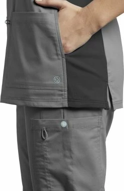 White Cross Women's Contrast Side Panel Solid Scrub Top -Scrubs for Women Sales Store 2 wc 766c 650