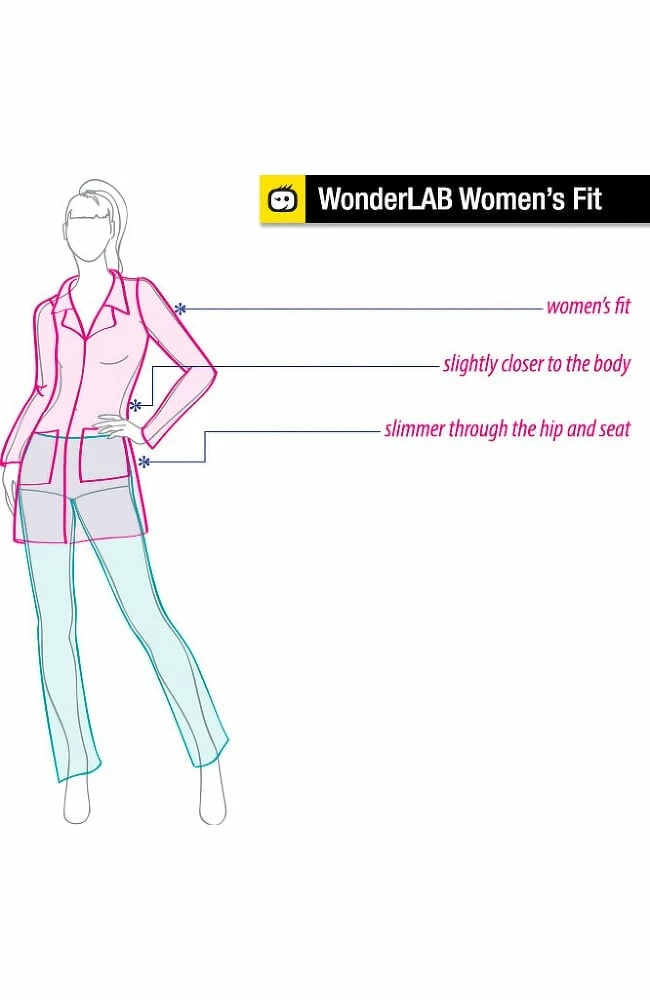 WonderWink Women's 29½" Consultation Lab Coat 2 WonderWink Women's 29½" Consultation Lab Coat - Image 2