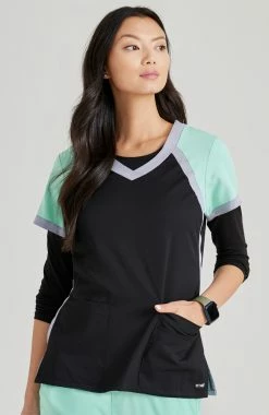 Grey's Anatomy Women's Tri-Color V-Neck Solid Scrub Top 6 Grey's Anatomy Women's Tri-Color V-Neck Solid Scrub Top -Scrubs for Women Sales Store 3 bc 41435 650